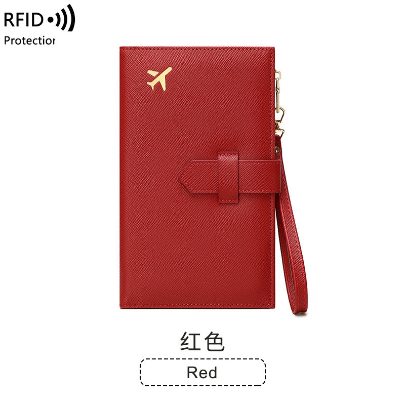 RFID Passport Holder Multifunctional Long Wallet