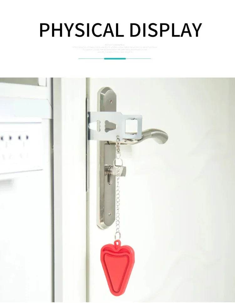 Portable Door Lock for Travel | Anti-Theft Hotel Lock