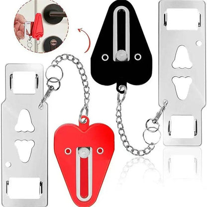 Portable Door Lock for Travel | Anti-Theft Hotel Lock