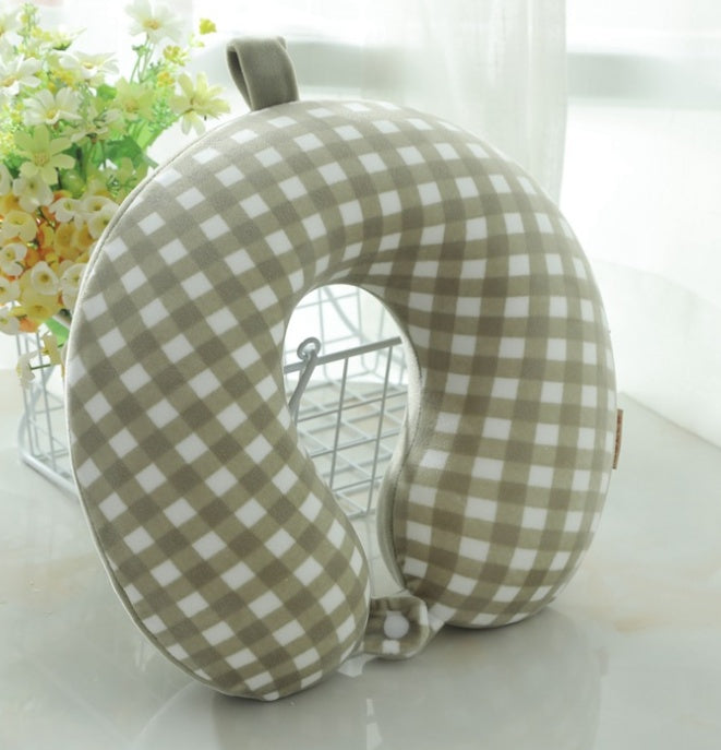 Memory Foam Neck Pillow with Polyester Fiber