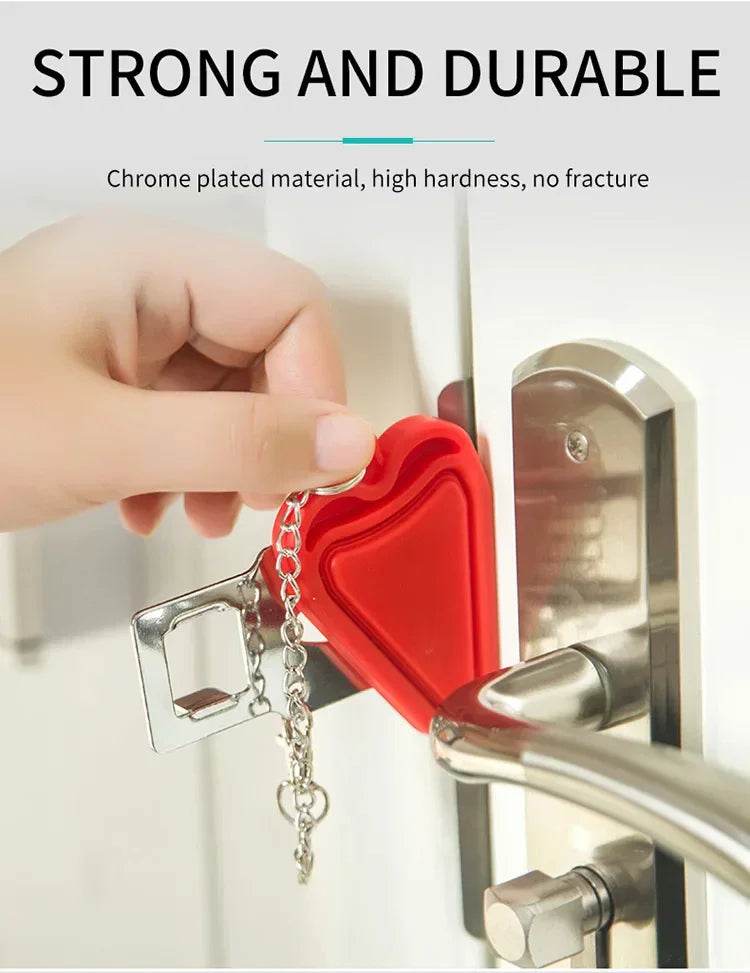 Portable Door Lock for Travel | Anti-Theft Hotel Lock
