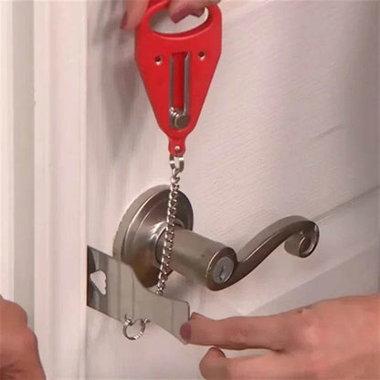 Portable Door Lock for Travel | Anti-Theft Hotel Lock