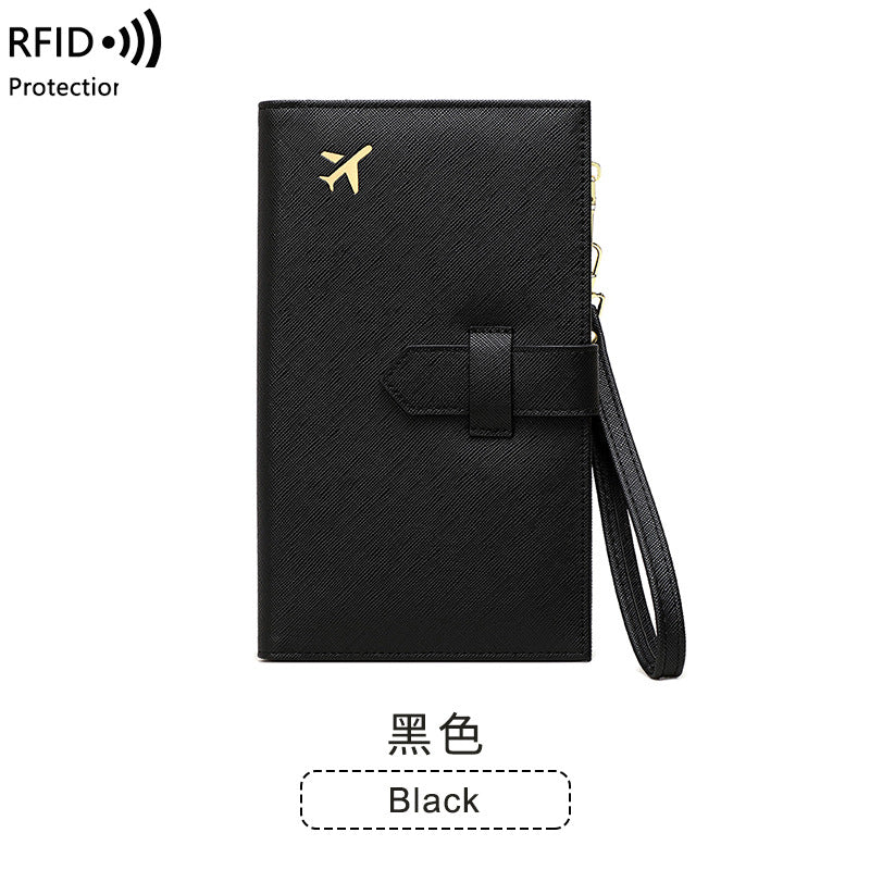 RFID Passport Holder Multifunctional Long Wallet