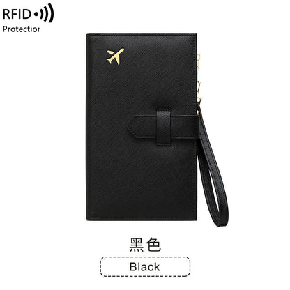 RFID Passport Holder Multifunctional Long Wallet