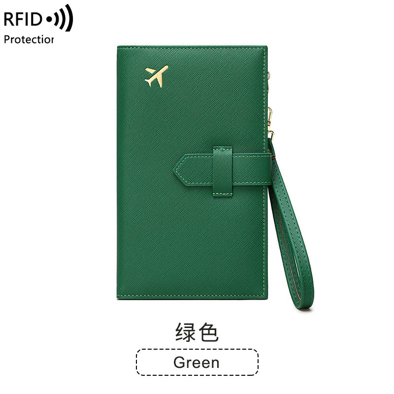 RFID Passport Holder Multifunctional Long Wallet