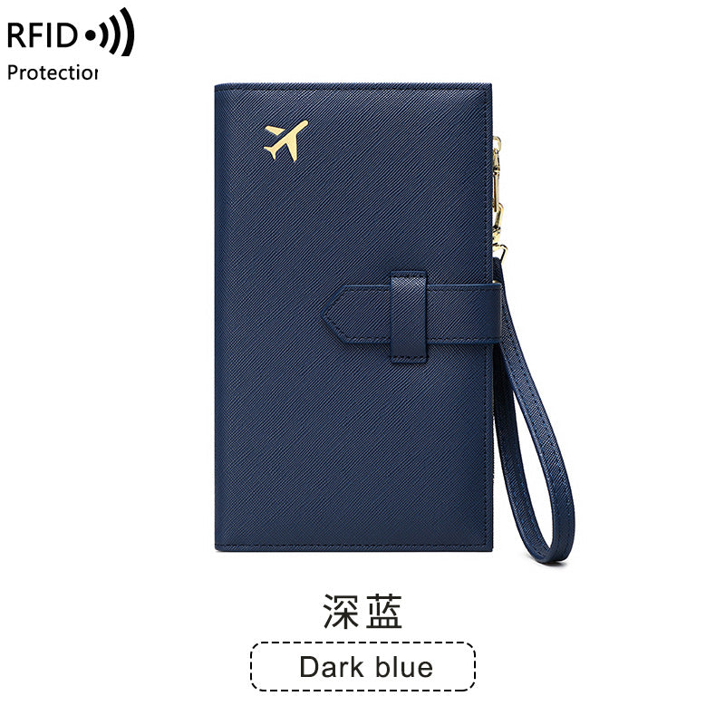 RFID Passport Holder Multifunctional Long Wallet