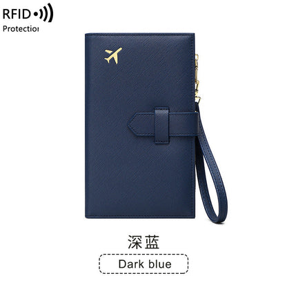 RFID Passport Holder Multifunctional Long Wallet