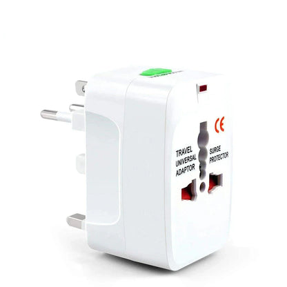 All-in-One International Plug Adapter – Universal Travel Power Converter with 2 USB & Type-C Ports (AU/US/UK/EU)