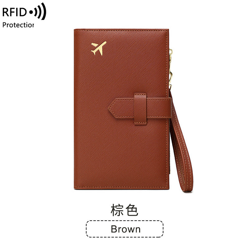RFID Passport Holder Multifunctional Long Wallet