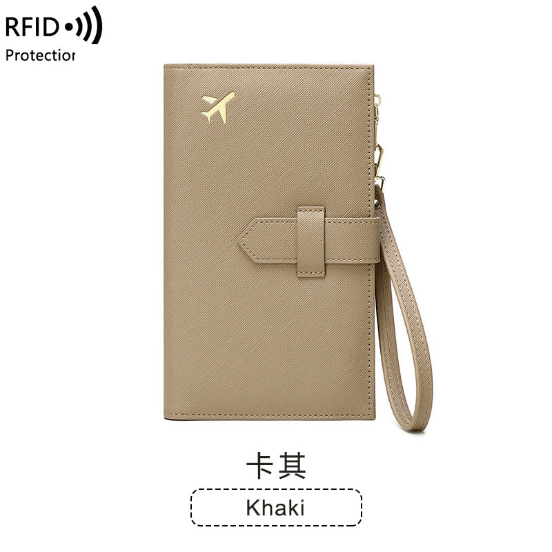 RFID Passport Holder Multifunctional Long Wallet