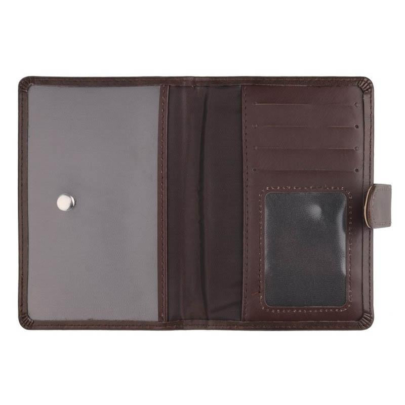 PU Leather Passport Cover Wallet