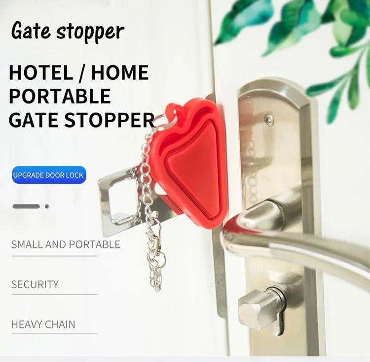Portable Door Lock for Travel | Anti-Theft Hotel Lock